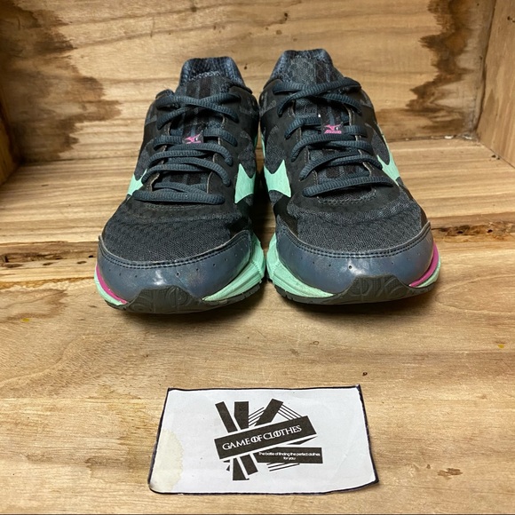 Mizuno wave rider 17 grey green running sneakers - Picture 2 of 8